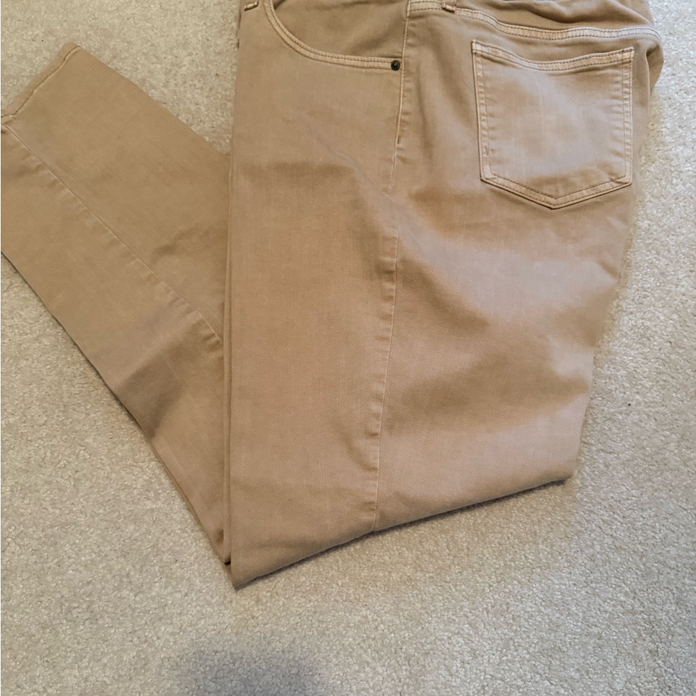 Chico's Tan So Slimming Girlfriend Jeans